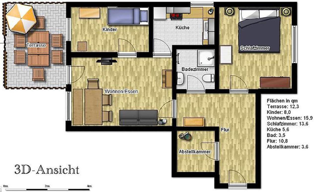 Ferienwohnung Bunte Kuh Wangerooge Exteriér fotografie